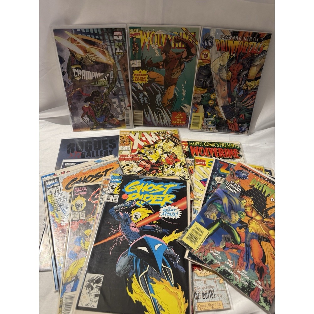 Lot of 18 Marvel DC Indie Comics Wolverine Ghost Rider  Mixed